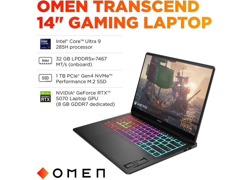 HP Omen Transcend 14 product image